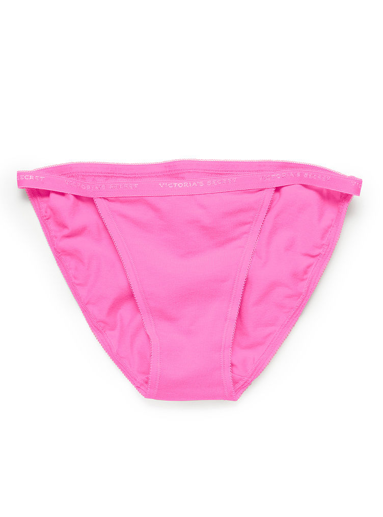 Victorias Secret String Bikini Panty In Pink Timeless Pink Lyst 2947