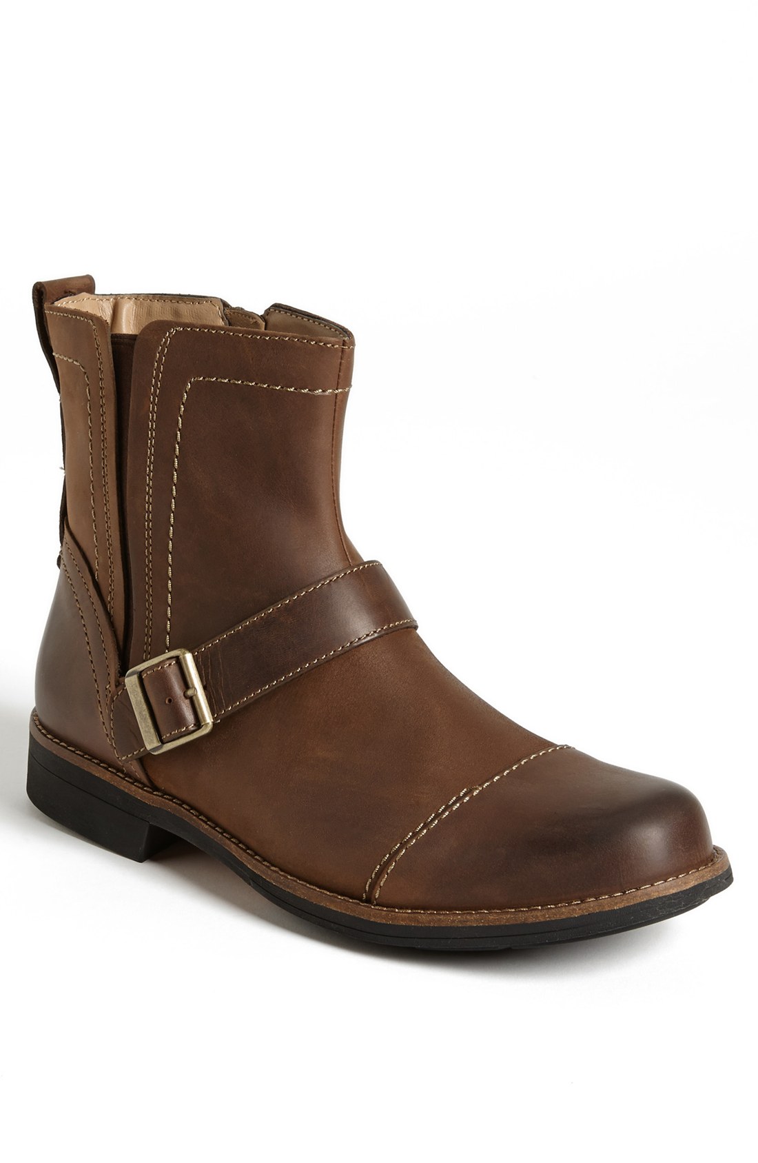 clarks brown mens boots