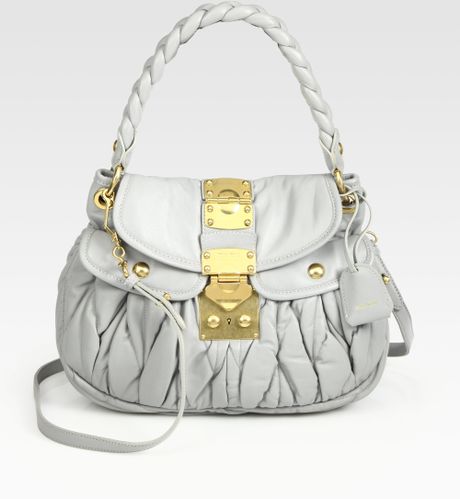 miu miu grey bag