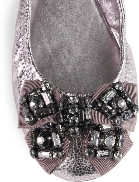 tory burch jeweled flats