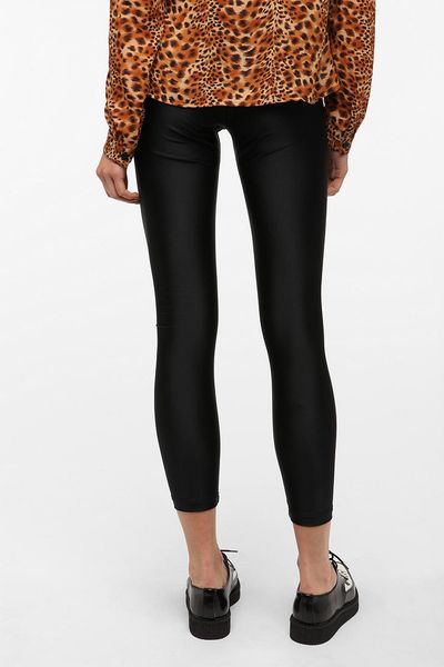 Urban Outfitters Shine High Rise Leggings in Black | Lyst