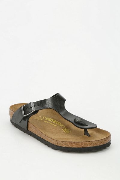 Urban Outfitters Birkenstock Gizeh Thong Sandal in Black | Lyst