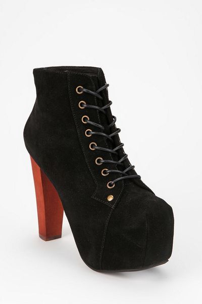 Urban Outfitters Jeffrey Campbell Suede Lita Boot in Black | Lyst