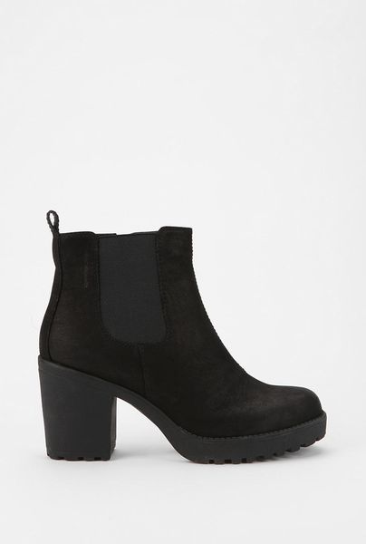 Urban Outfitters Vagabond Grace Leather Ankle Boot in Black | Lyst