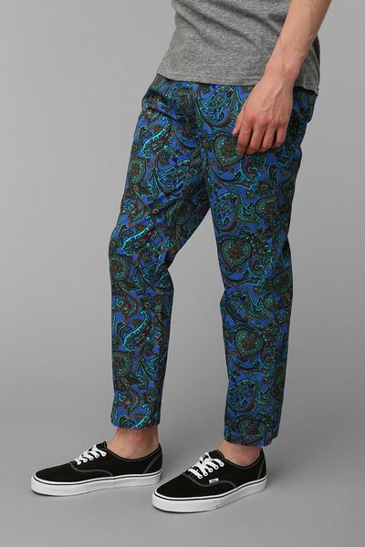 Urban Outfitters Your Neighbors Cropped Chino Pant in Multicolor for ...
