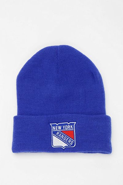 Urban Outfitters Nhl Rangers Beanie in Blue | Lyst