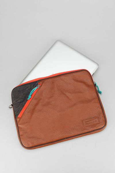Urban Outfitters Vegan Leather Zip Laptop Case in Brown for Men | Lyst