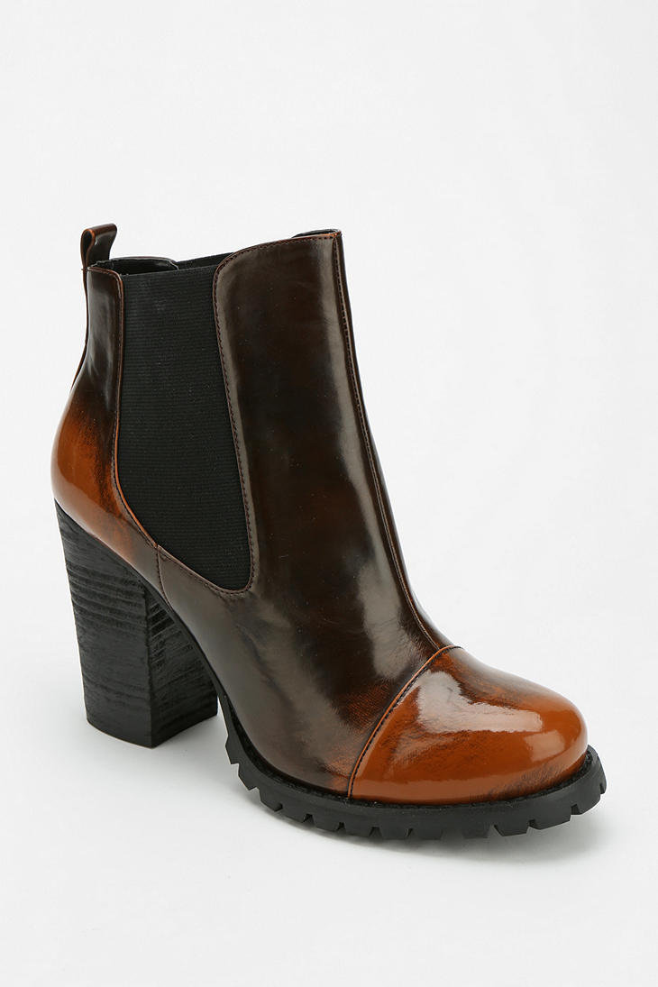 Urban Outfitters Bobby Heeled Ankle Boot in Brown (BROWN MULTI) | Lyst