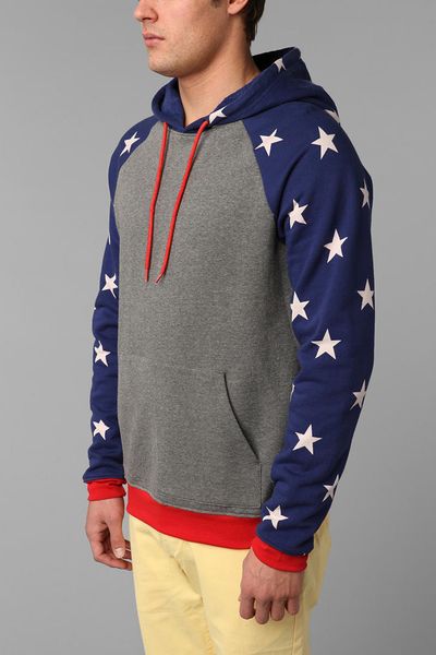 Bdg stars pullover hoodie sweatshirt