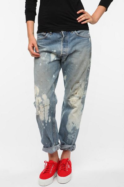 Urban Outfitters Urban Renewal Distressed Levis Jean in Blue (INDIGO ...