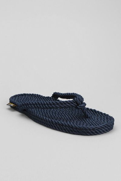 ... Outfitters Burkman Bros X Gurkees Tobago Rope Sandal in Blue (NAVY