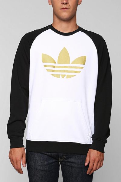 Urban Outfitters Adidas Sportlite Pullover Sweatshirt in White for Men ...