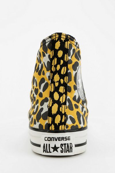 Urban Outfitters All Star Cheetah Print Womens Hightop Sneaker in ...