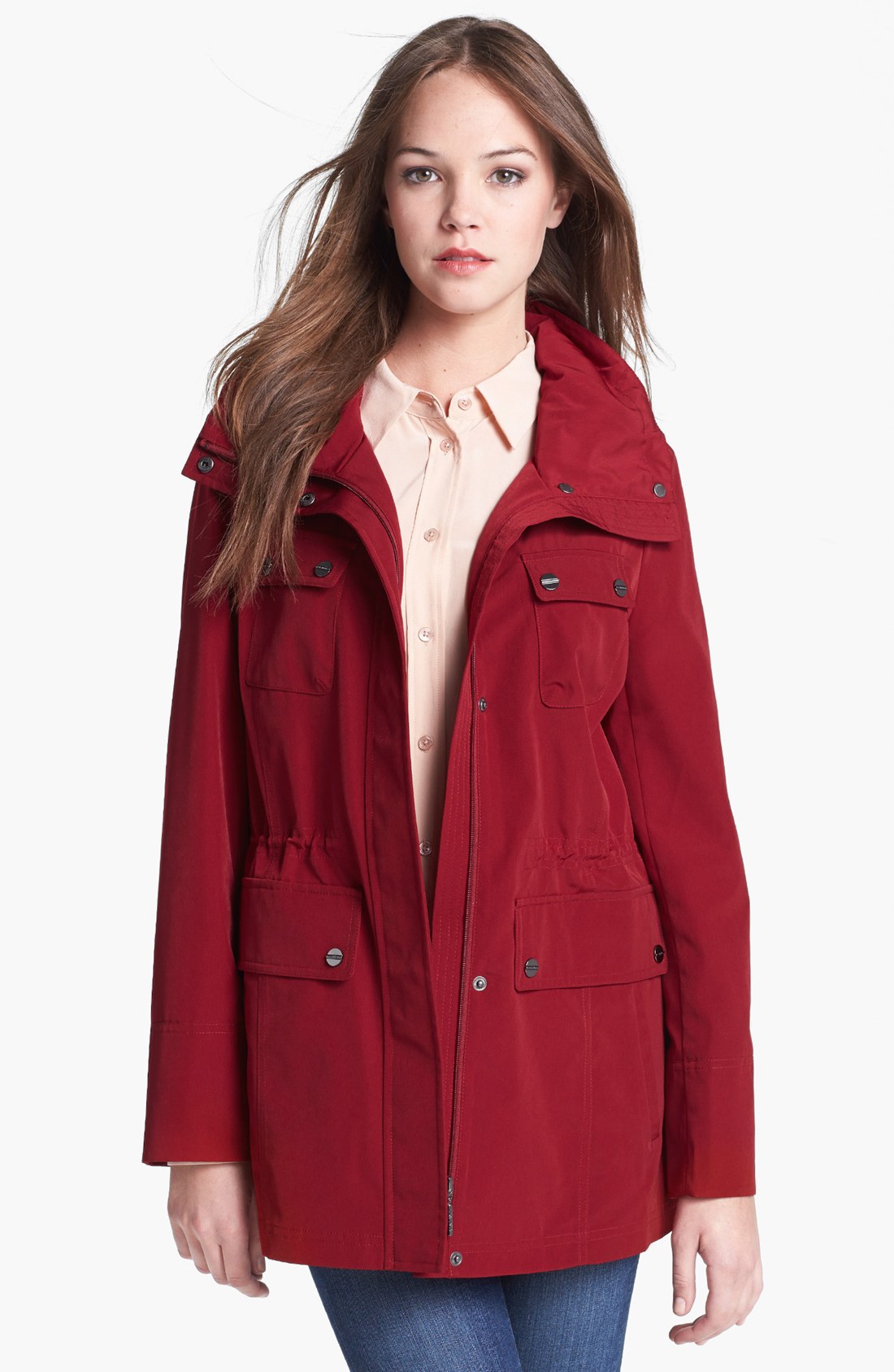 calvin klein packable anorak