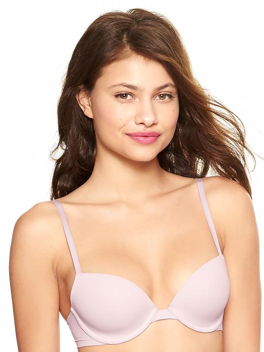 Gap Favorite Plunge Demi Bra in Pink (light pink) Lyst