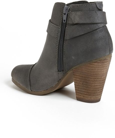 Steve Madden Arieel Boot in Gray (Grey Suede) | Lyst