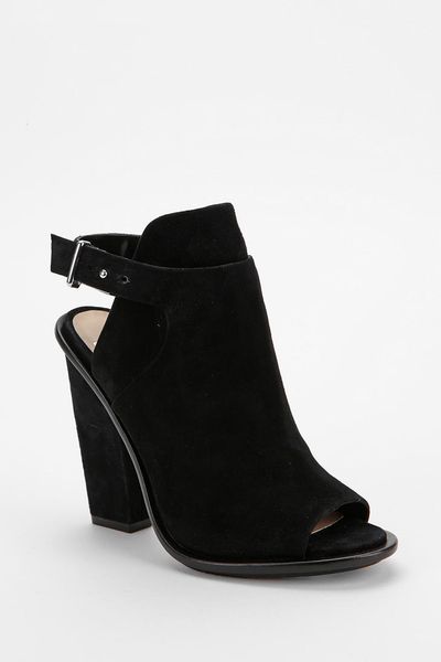 Urban Outfitters Dolce Vita Niven Peep-Toe Ankle Boot in Black | Lyst