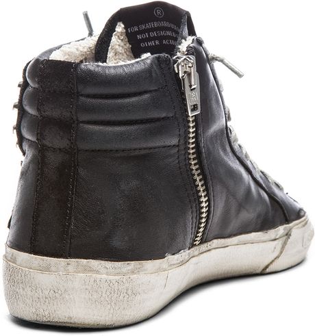 golden goose studded slide