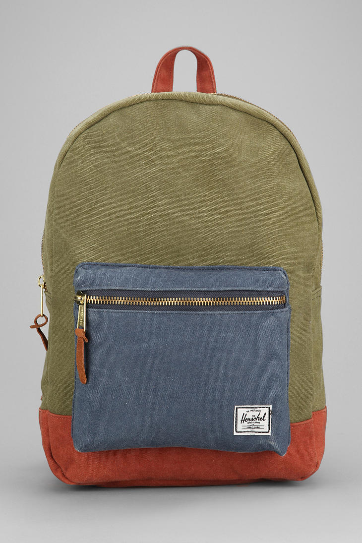 Urban Outfitters Herschel Supply Co Settlement Colorblock Backpack in