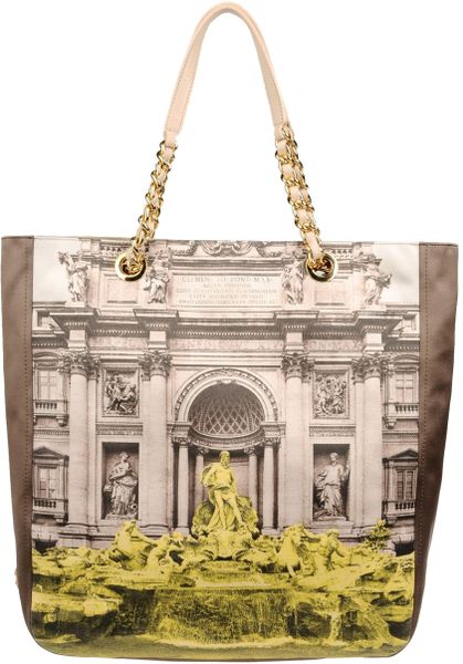 Moschino Cheap & Chic Medium Fabric Bag in Beige