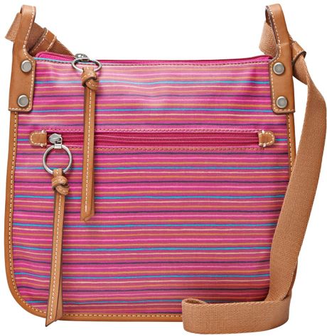 fossil pink crossbody bag