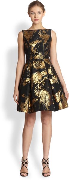 Black And Gold Cocktail Dress
