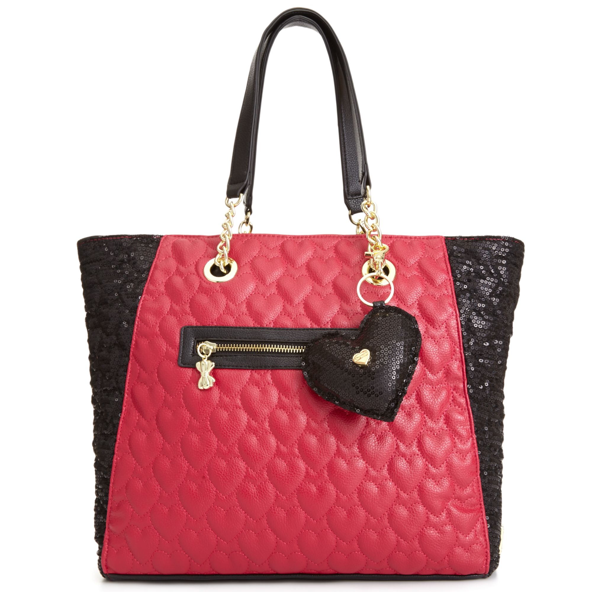 betsey johnson quilted tote