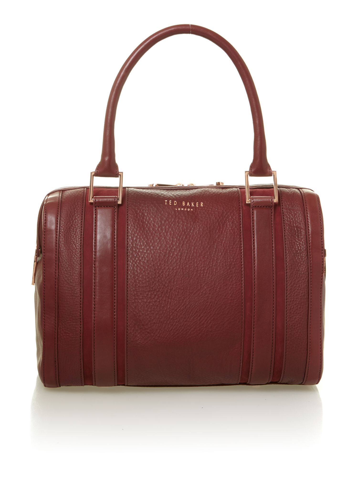 Ted Baker T Leather Red Bowling Bag in Red Lyst