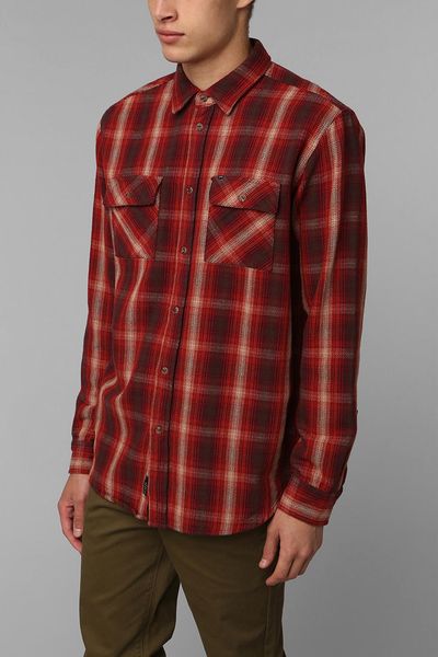 Urban Outfitters Kr3w Escape Plaid Buttondown Shirt in Red for Men ...