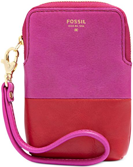 fossil phone bag