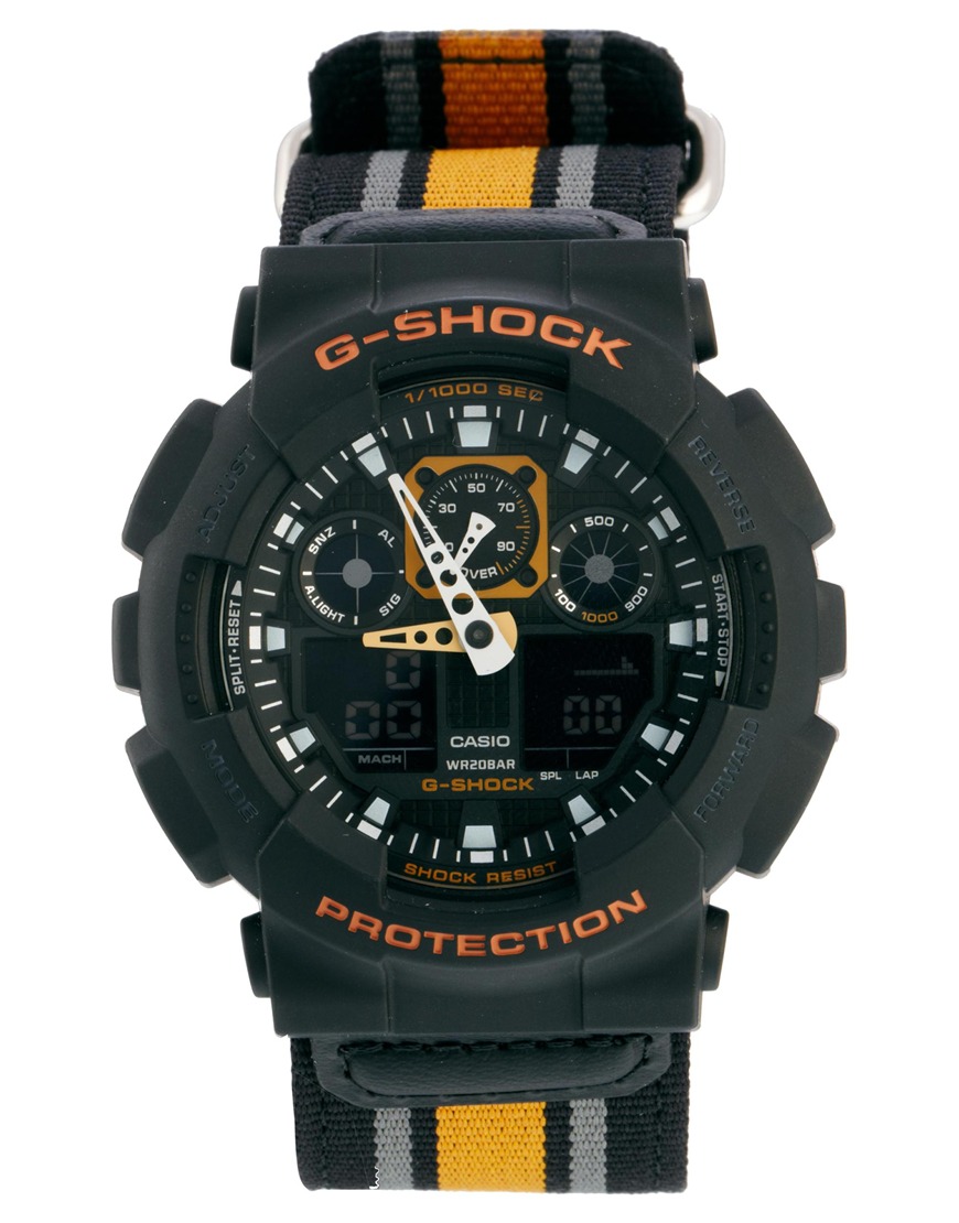 G-shock Gshock Mass Watch Ga100mc1a4er in Black for Men (Multi) | Lyst