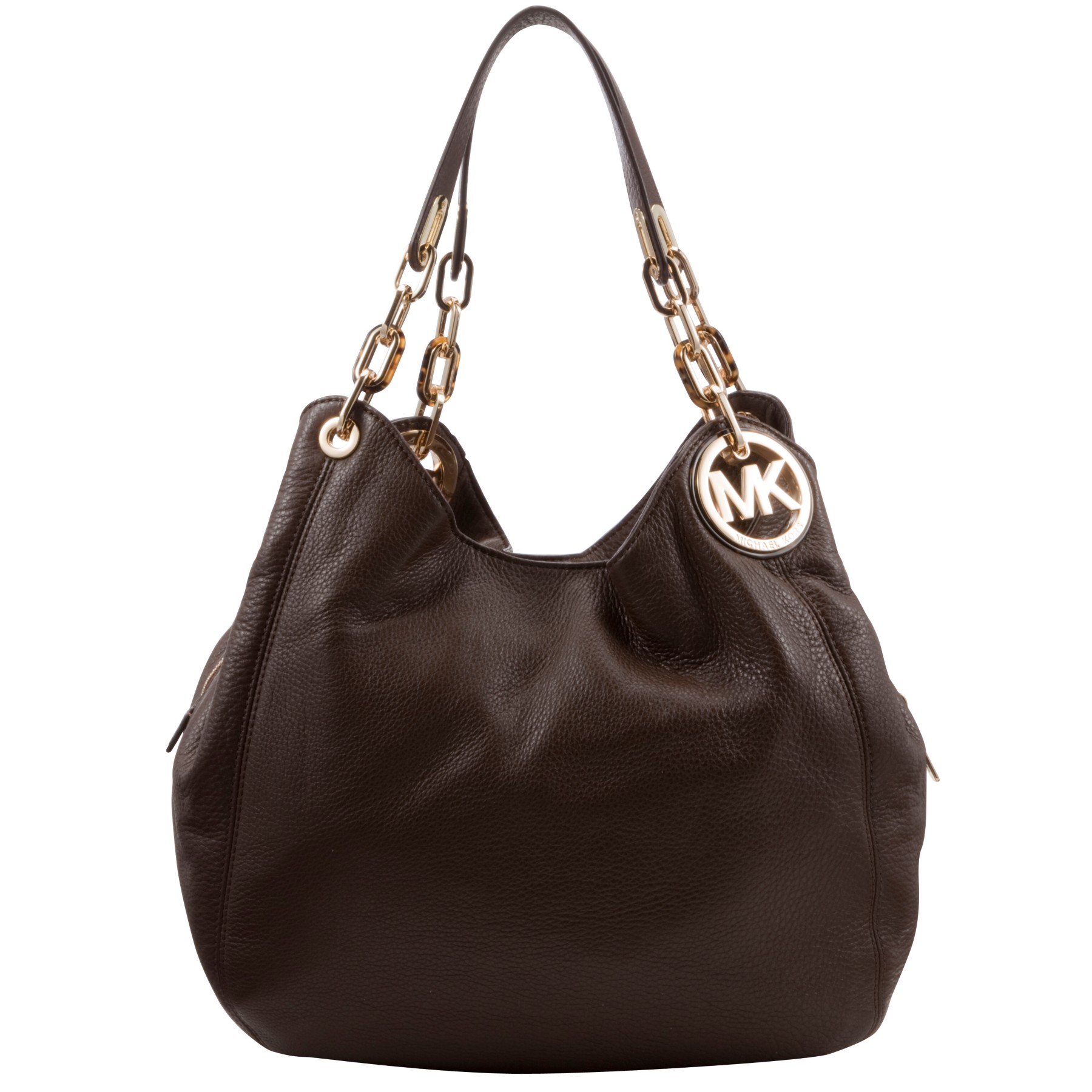 Michael Michael Kors Large Fulton Hobo Bag in Brown (Mocha)