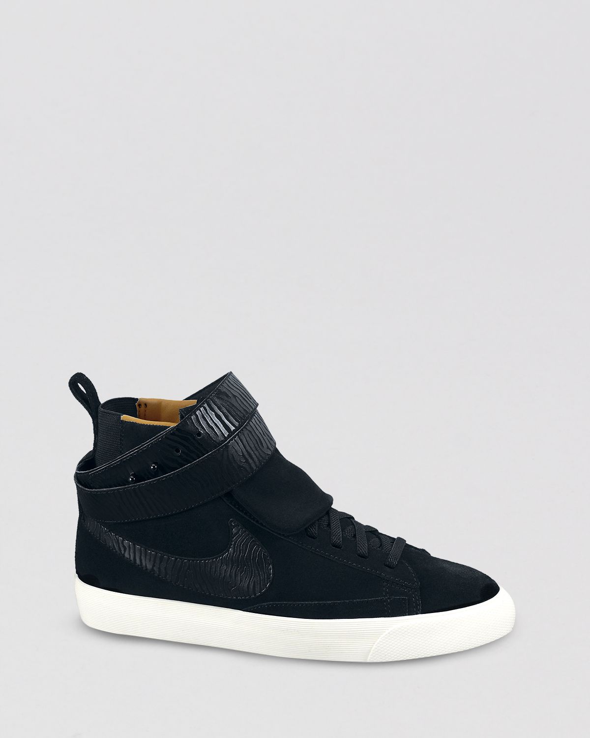 nike blazer black suede