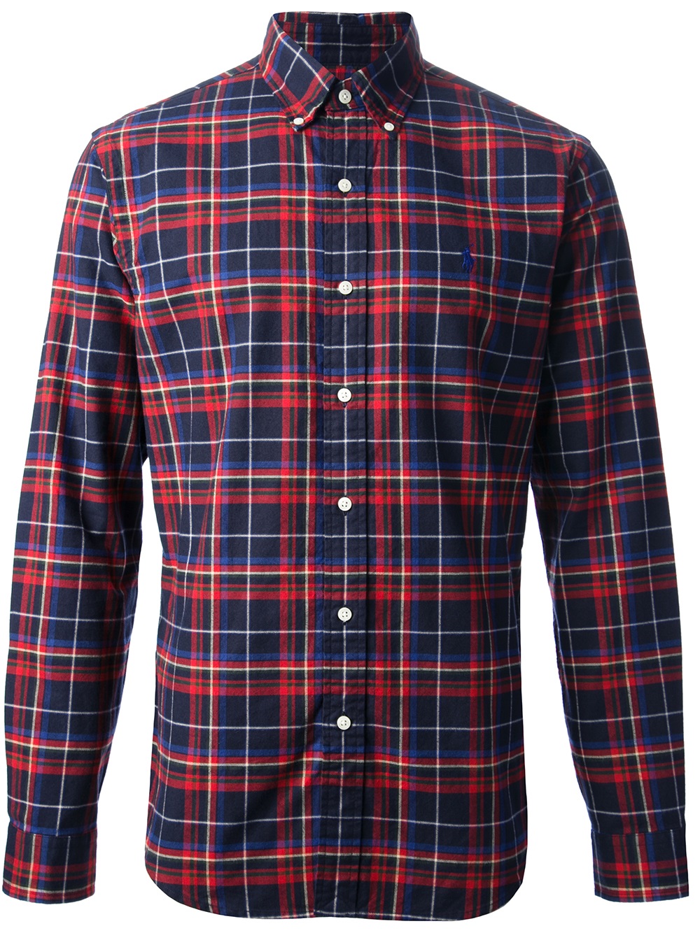 Polo Ralph Lauren Plaid Button Down Shirt in Red for Men (blue) Lyst