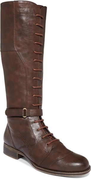 Naturalizer Jakes Tall Boots in Brown (Brown Smooth) | Lyst