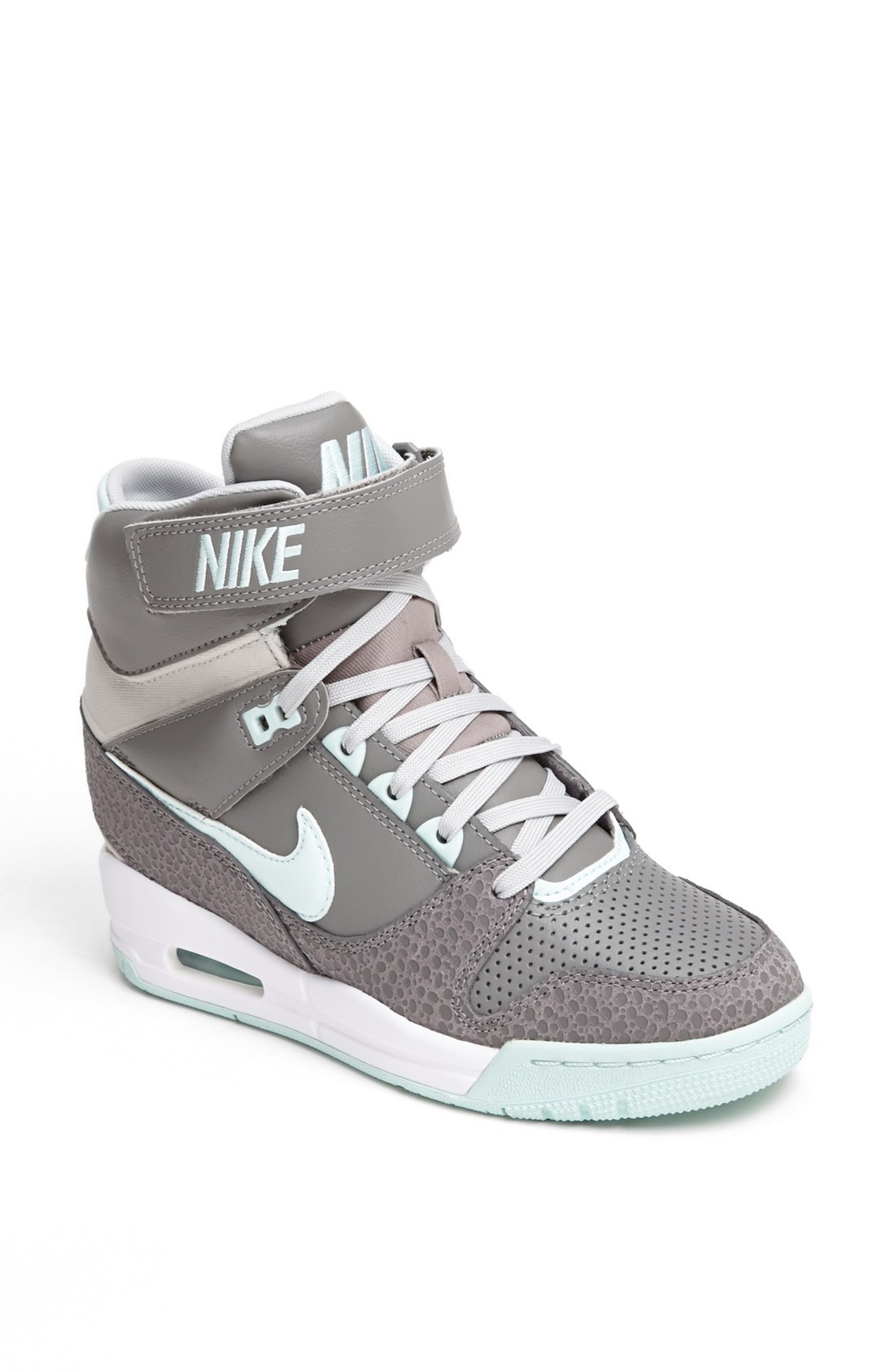 teal and gray nikes