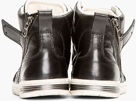 leather zipper converse