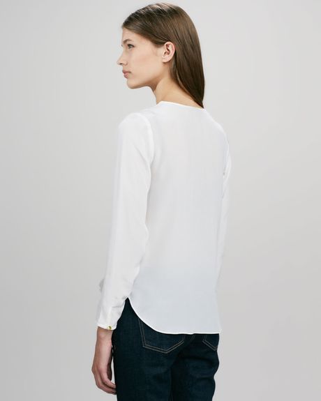 shirttail blouse