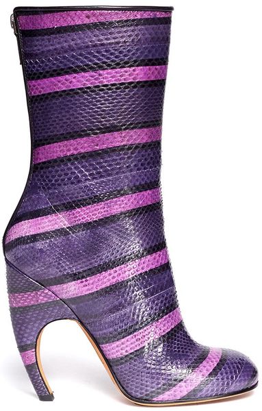 givenchy snake print boots