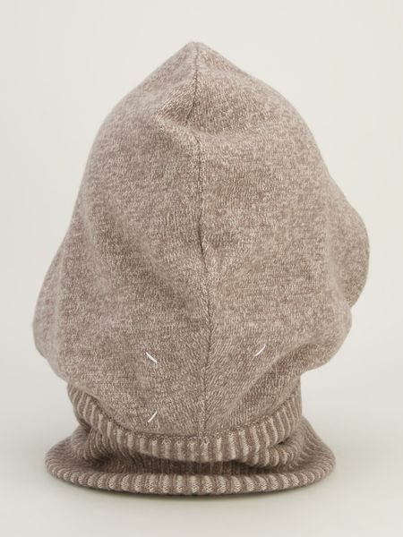 for (nude Scarf & Margiela neutrals) diesel hooded Lyst Hooded scarf in Beige Men Maison for (nude Scarf & Margiela neutrals) diesel hooded Lyst Hooded scarf in Beige Men Maison