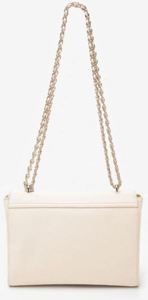 white shoulder strap purse