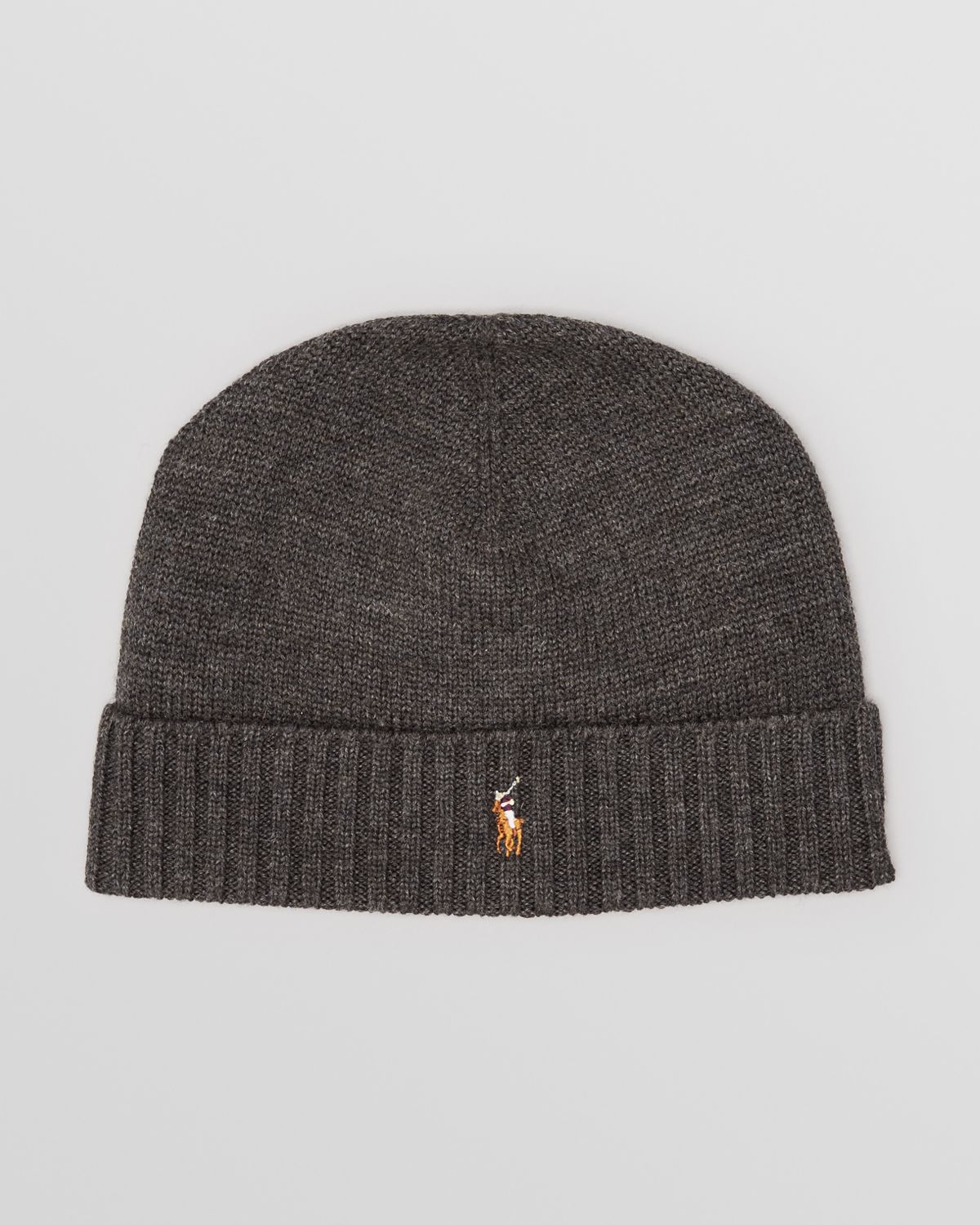 grey ralph lauren hat