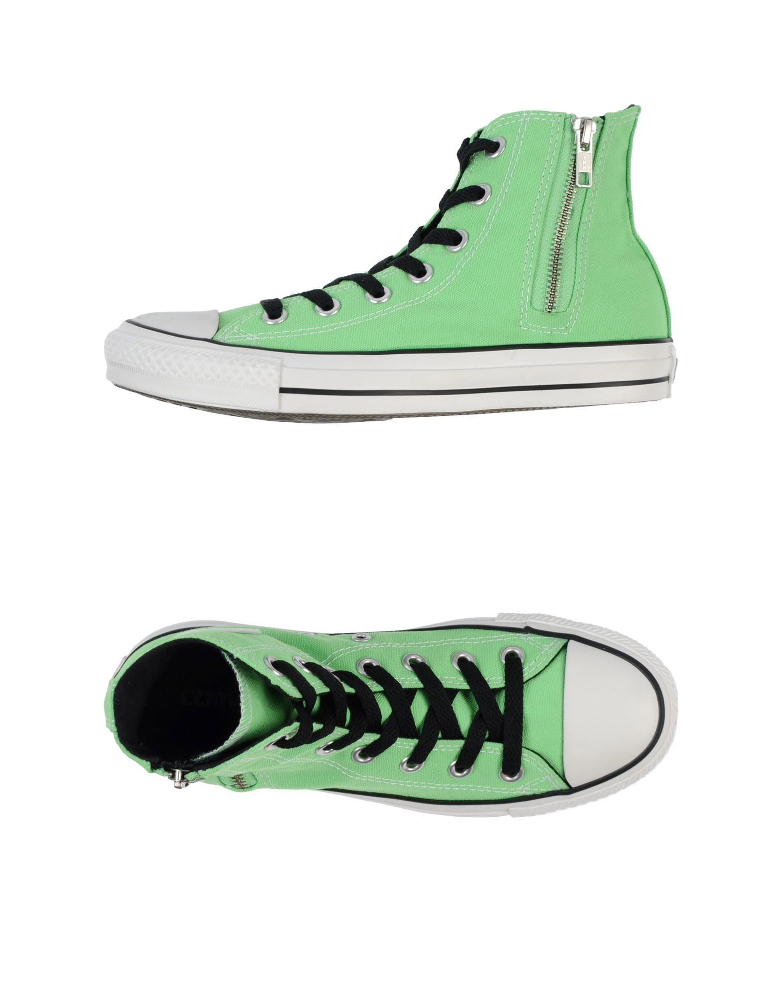 Converse Canvas HighTop Sneaker in Green (Light green) Lyst