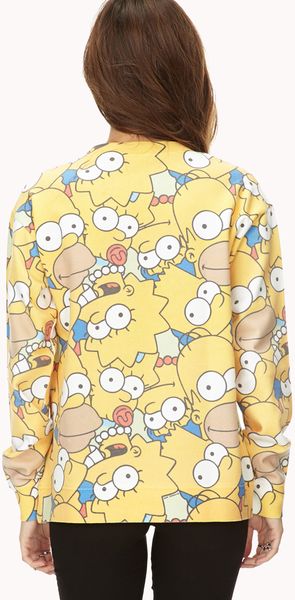 forever 21 yellow sweatshirt