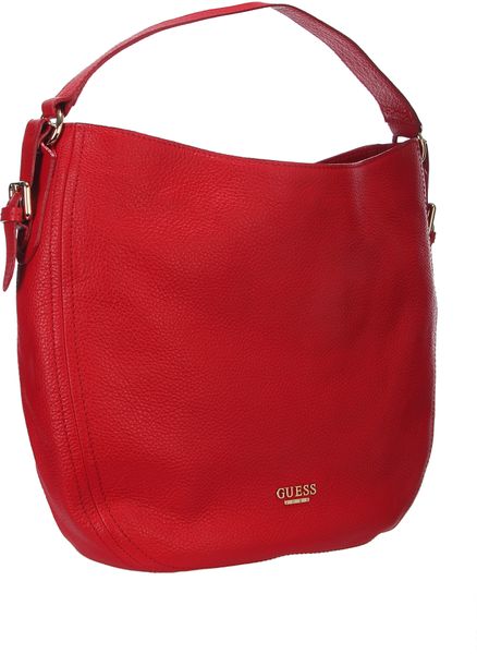 guess bum bag red