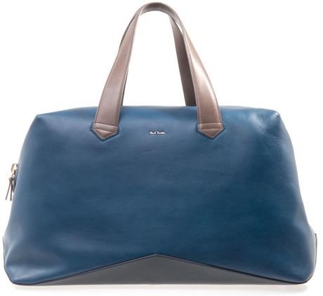 Paul Smith Leather Weekend Bag in Blue for Men (teal) Paul Smith Leather Weekend Bag in Blue for Men (teal)