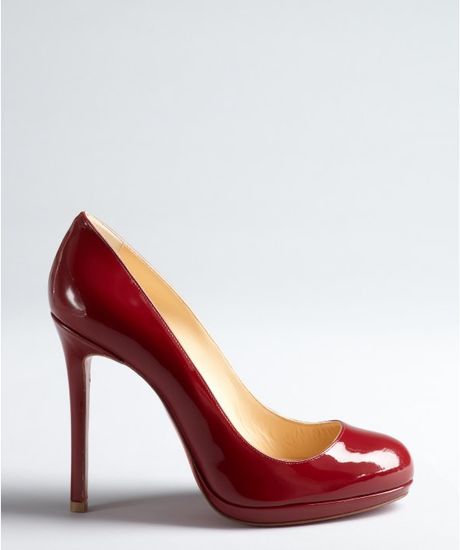 christian louboutin red patent