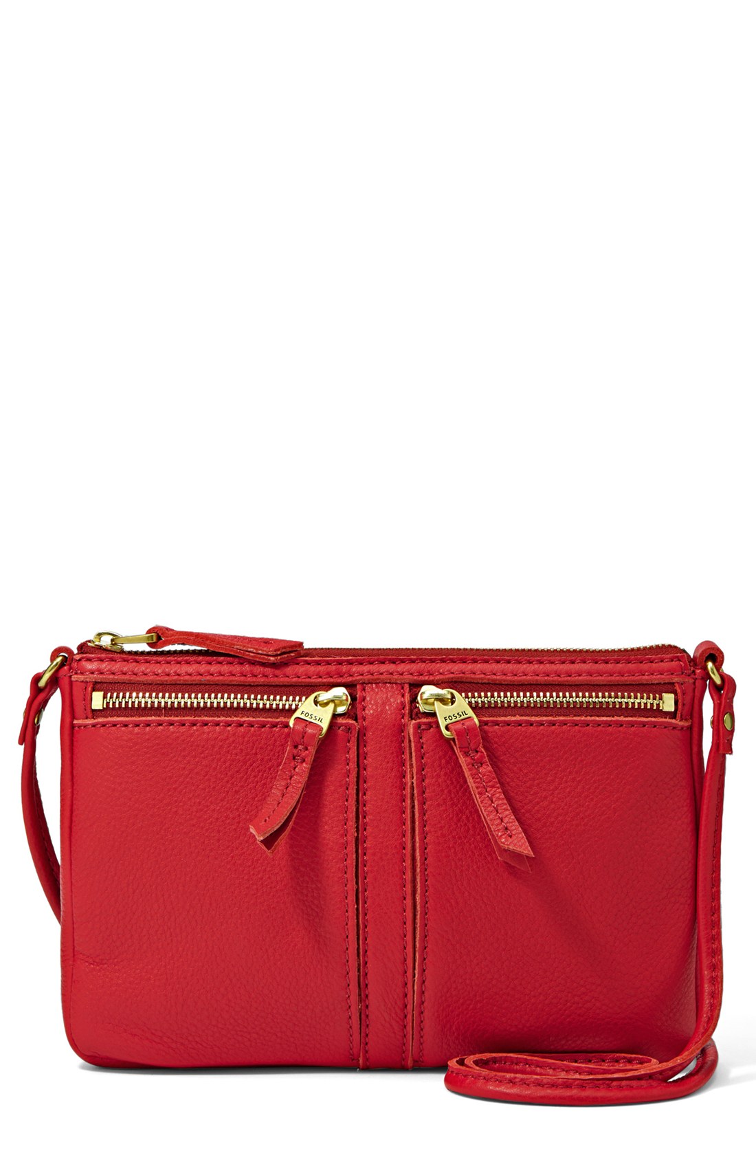 Fossil Erin Small Crossbody Bag in Red (Real Red) | Lyst