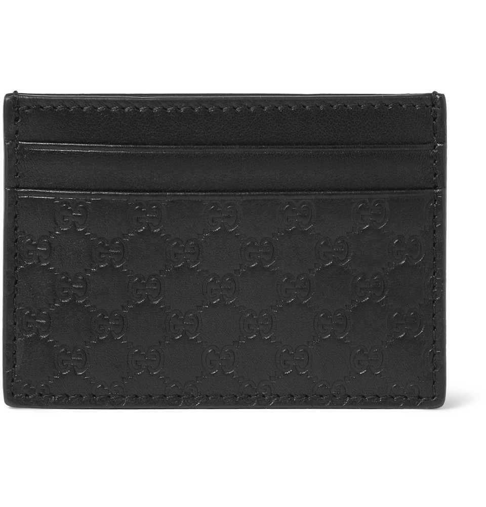 Mens Gucci Black Leather Money Clip Wallet Literacy Basics