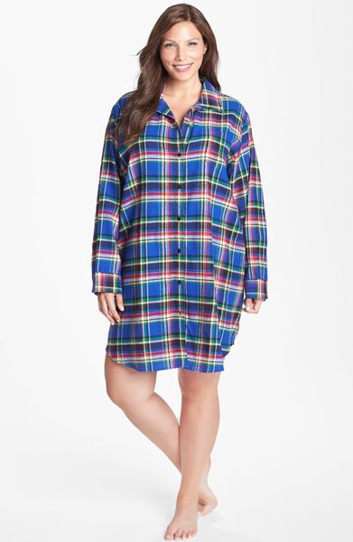 flannel womens nightshirt